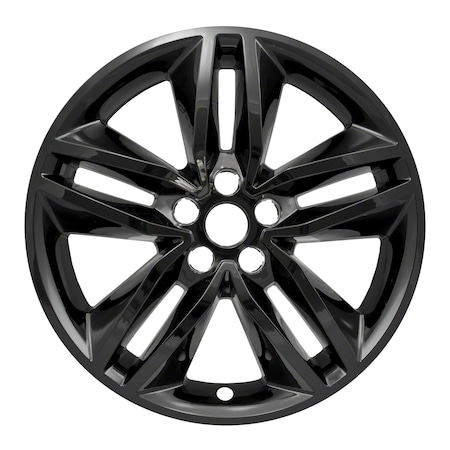 Coast2Coast 18", 5 Double Spoke, Black, Plastic, Set Of 4, Not Compatible With Steel Wheels IWCIMP385BLK